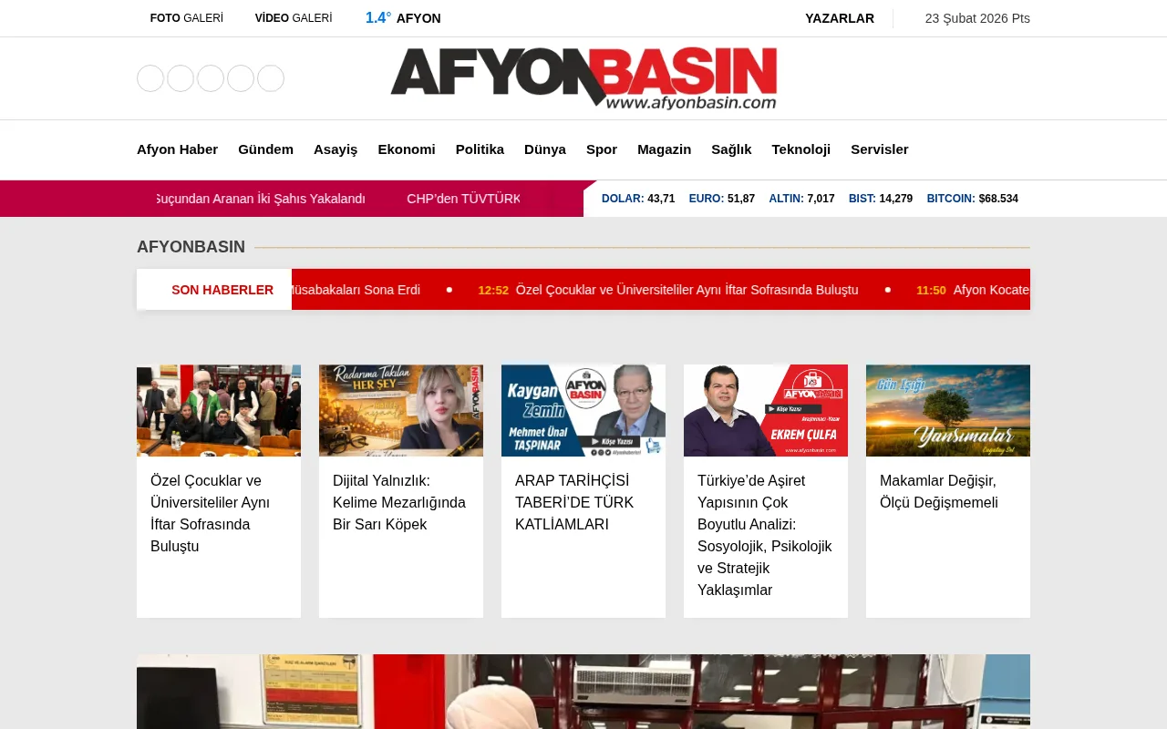 Afyonbasin web sitesi ekran görüntüsü - DA 12