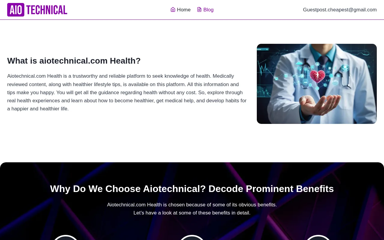 aiotechnical.com.in web sitesi ekran görüntüsü - Teknoloji