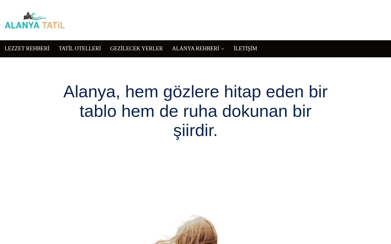 alanyatatil.net web sitesi ekran görüntüsü - Seyahat