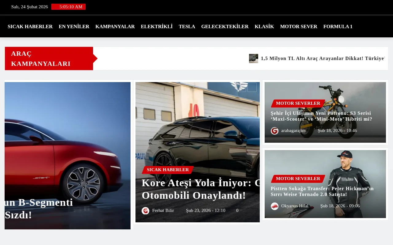 arabagarajim.com web sitesi ekran görüntüsü - Otomotiv - DA 29