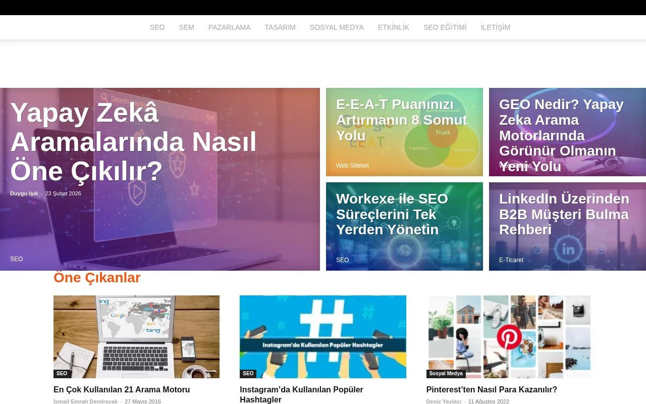 aramamotoru.com web sitesi ekran görüntüsü - Otomotiv - DA 32