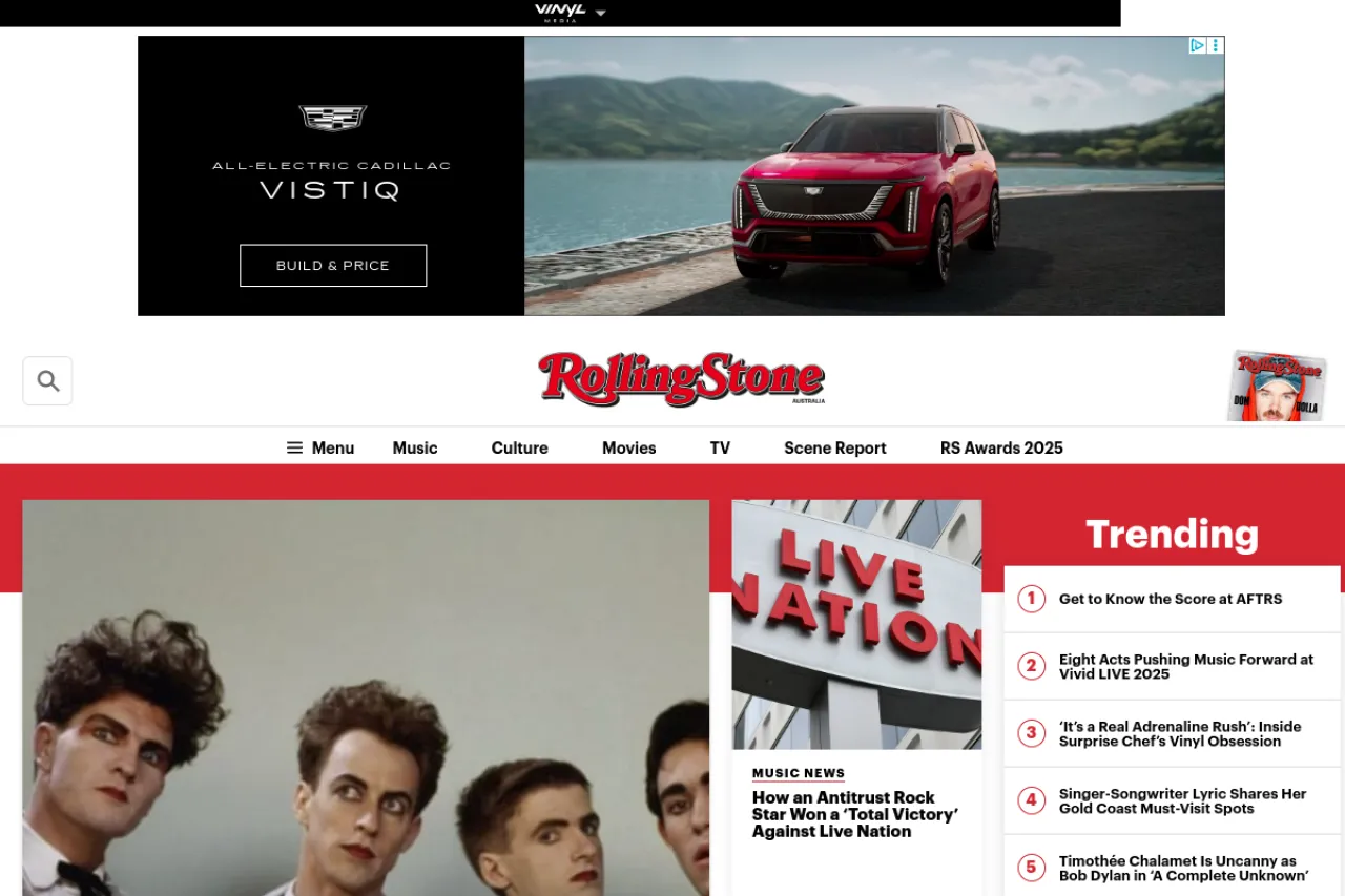 au.rollingstone.com web sitesi ekran görüntüsü - Teknoloji - DA 90