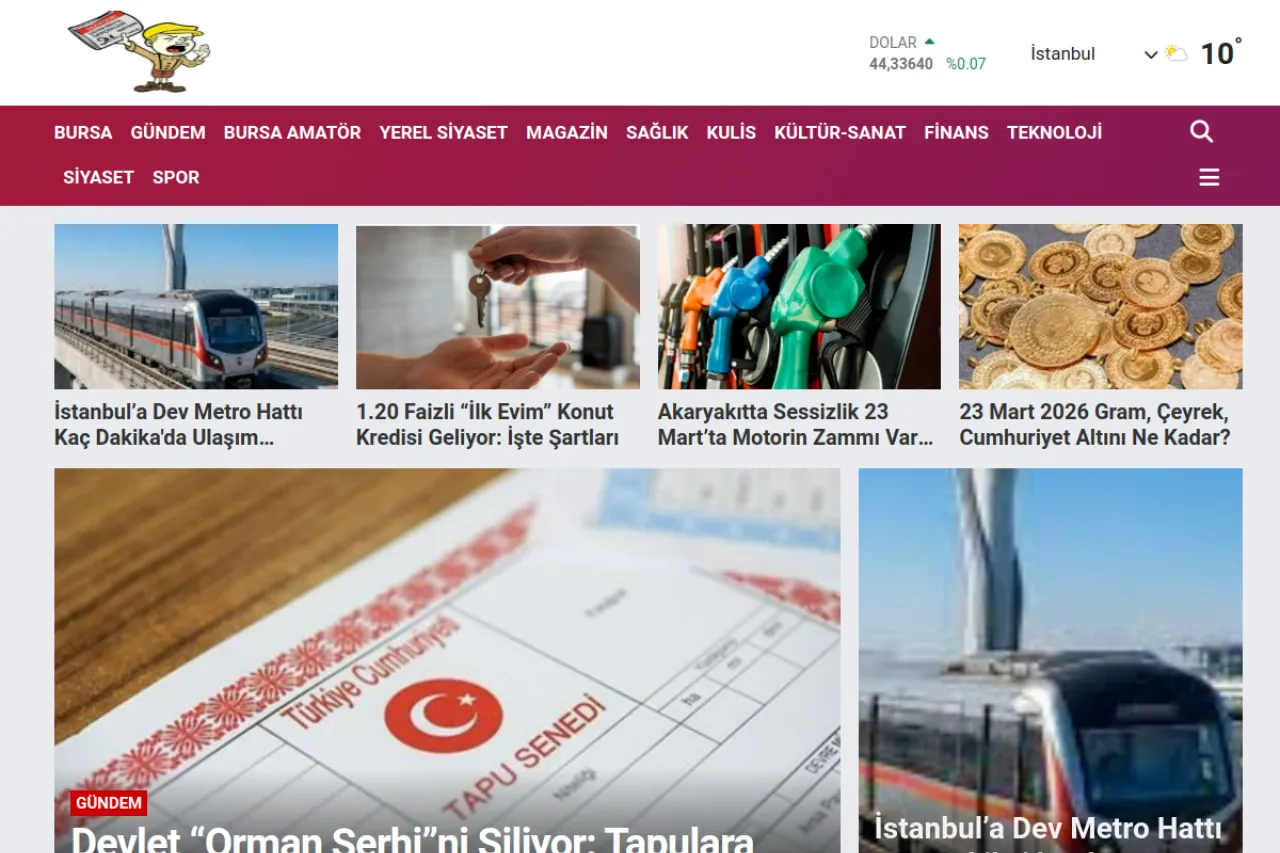 ayakustuhaber.com web sitesi ekran görüntüsü - Haber