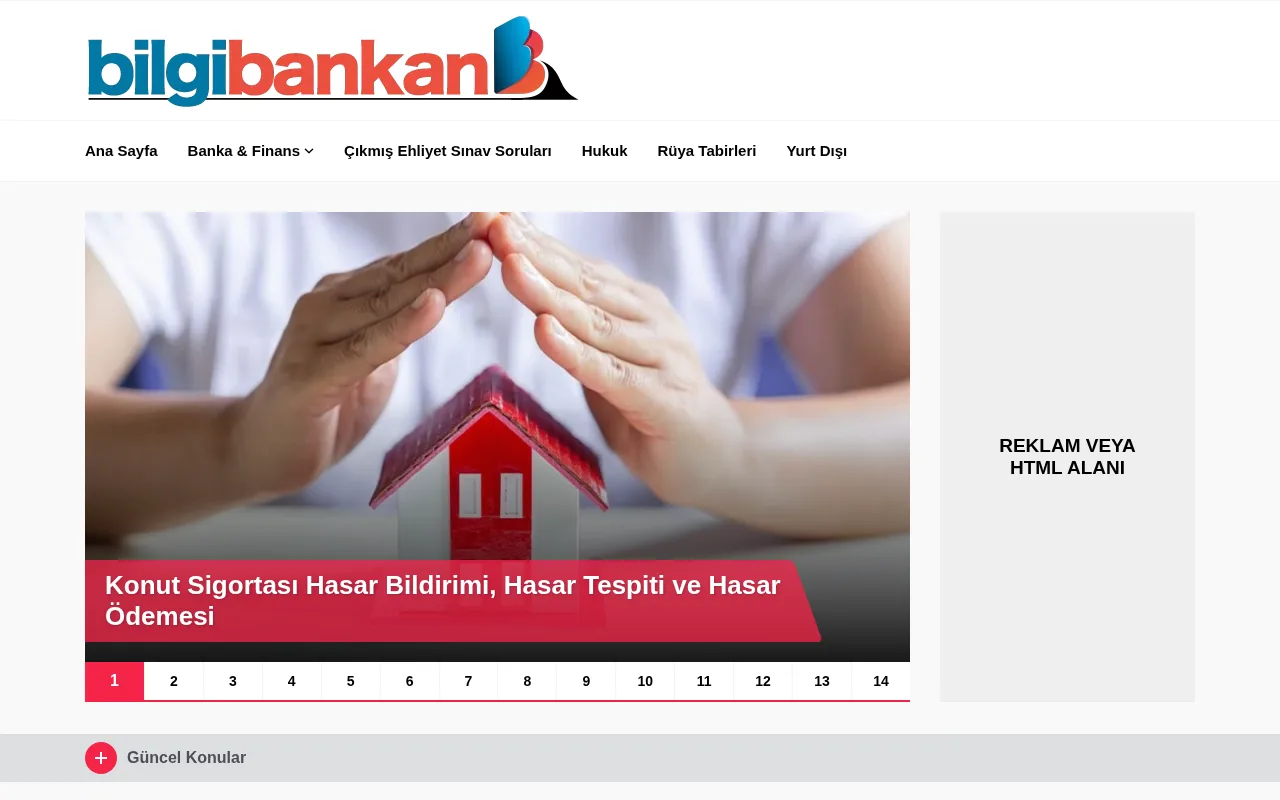 bilgibankan.com web sitesi ekran görüntüsü - Ekonomi