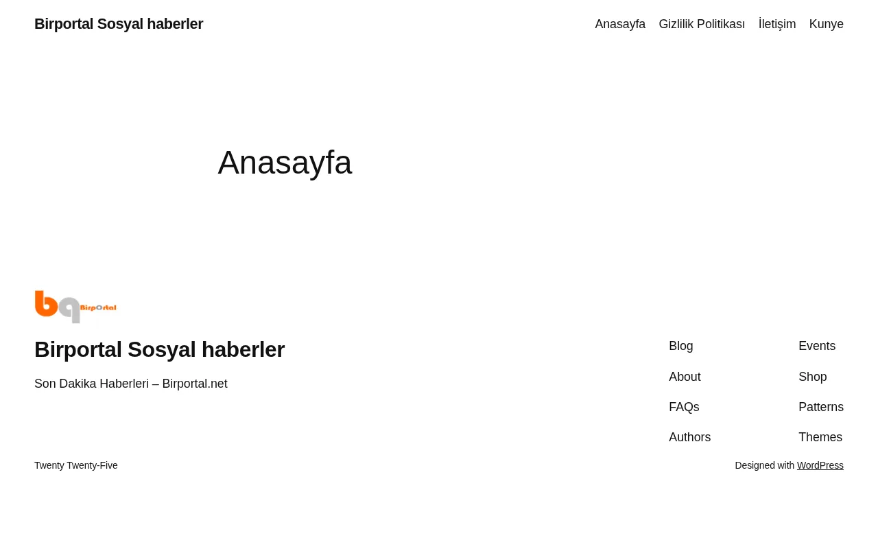 birportal.net web sitesi ekran görüntüsü - DA 28