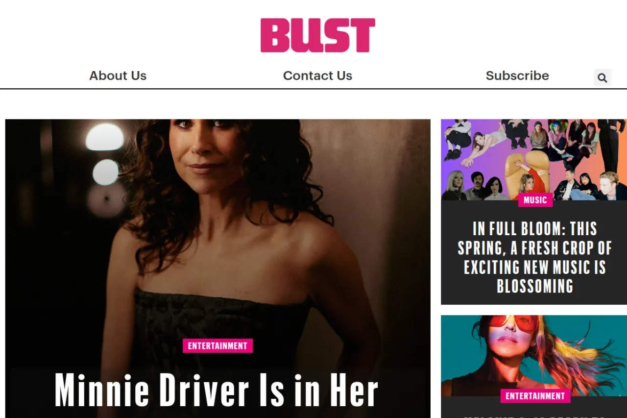 bust.com web sitesi ekran görüntüsü - Teknoloji - DA 75