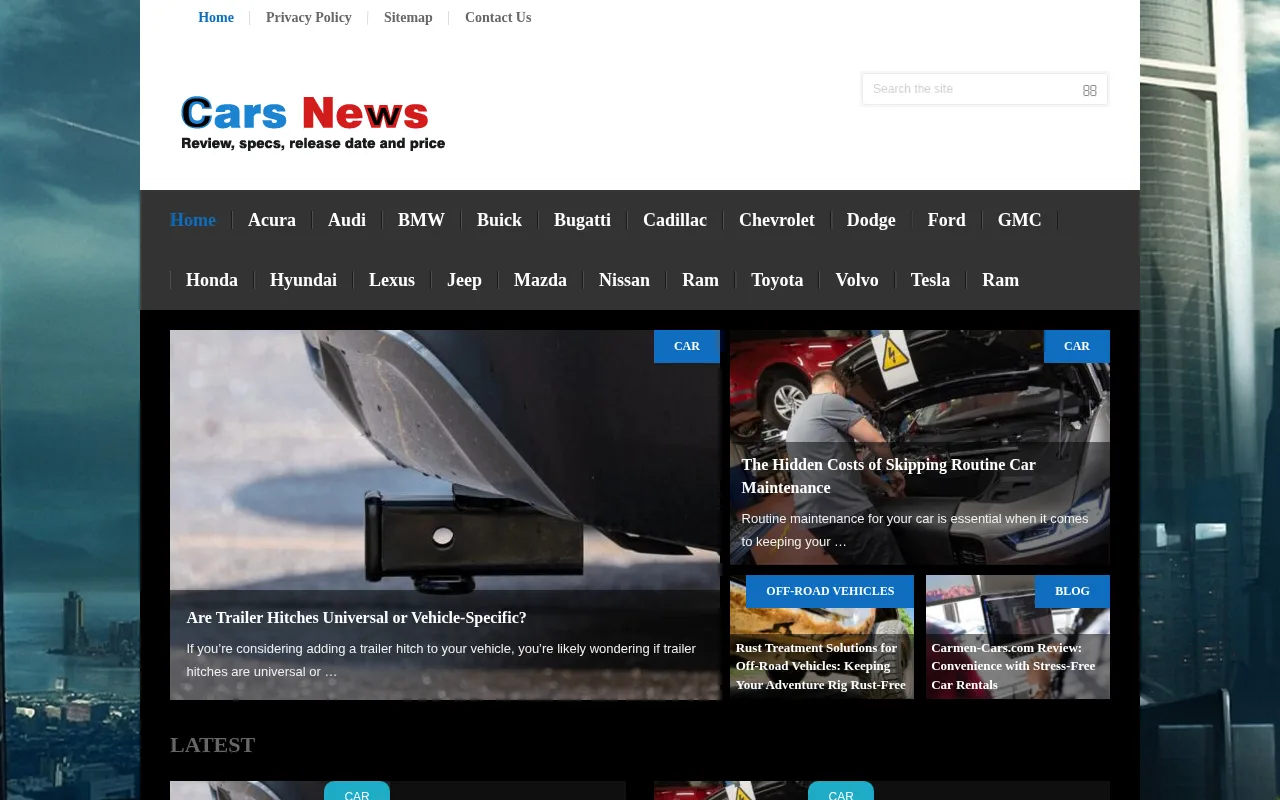 cardissection.com web sitesi ekran görüntüsü - Otomotiv