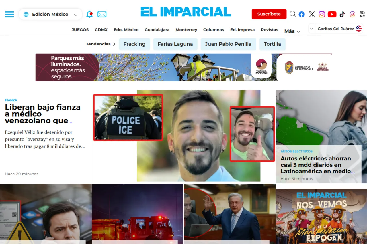 elimparcial.com web sitesi ekran görüntüsü - Teknoloji - DA 72