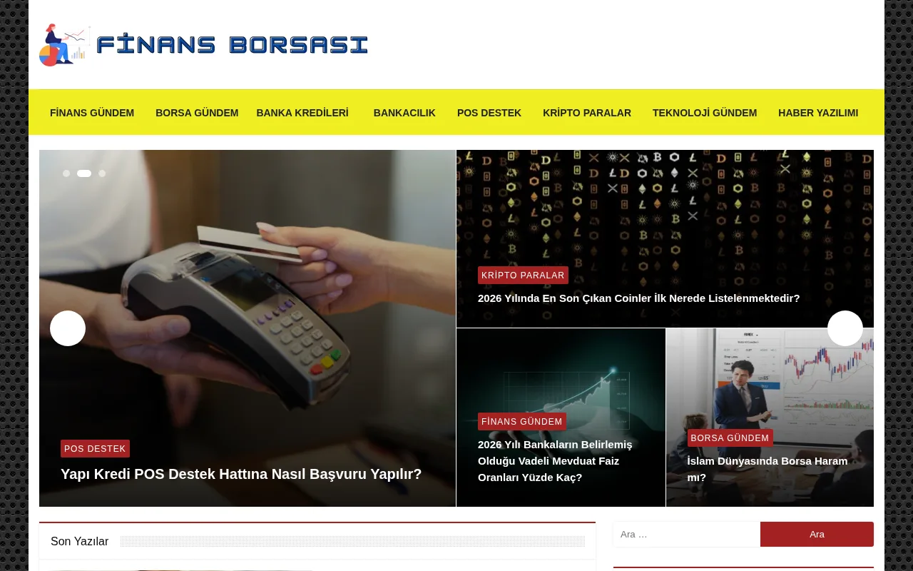 finansborsasi.com web sitesi ekran görüntüsü - Ekonomi