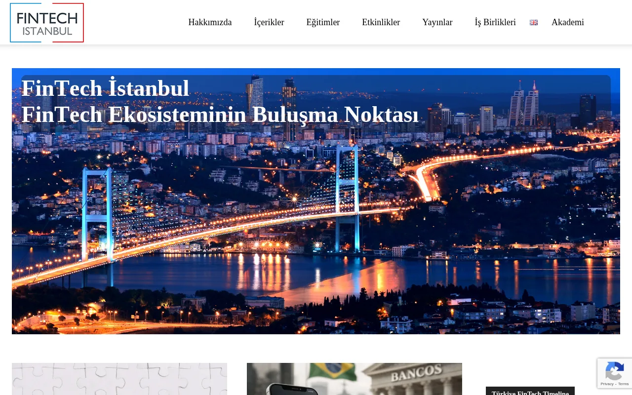 fintechistanbul.org web sitesi ekran görüntüsü - Teknoloji