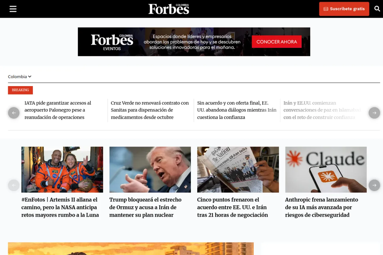 forbes.co web sitesi ekran görüntüsü - Teknoloji - DA 75