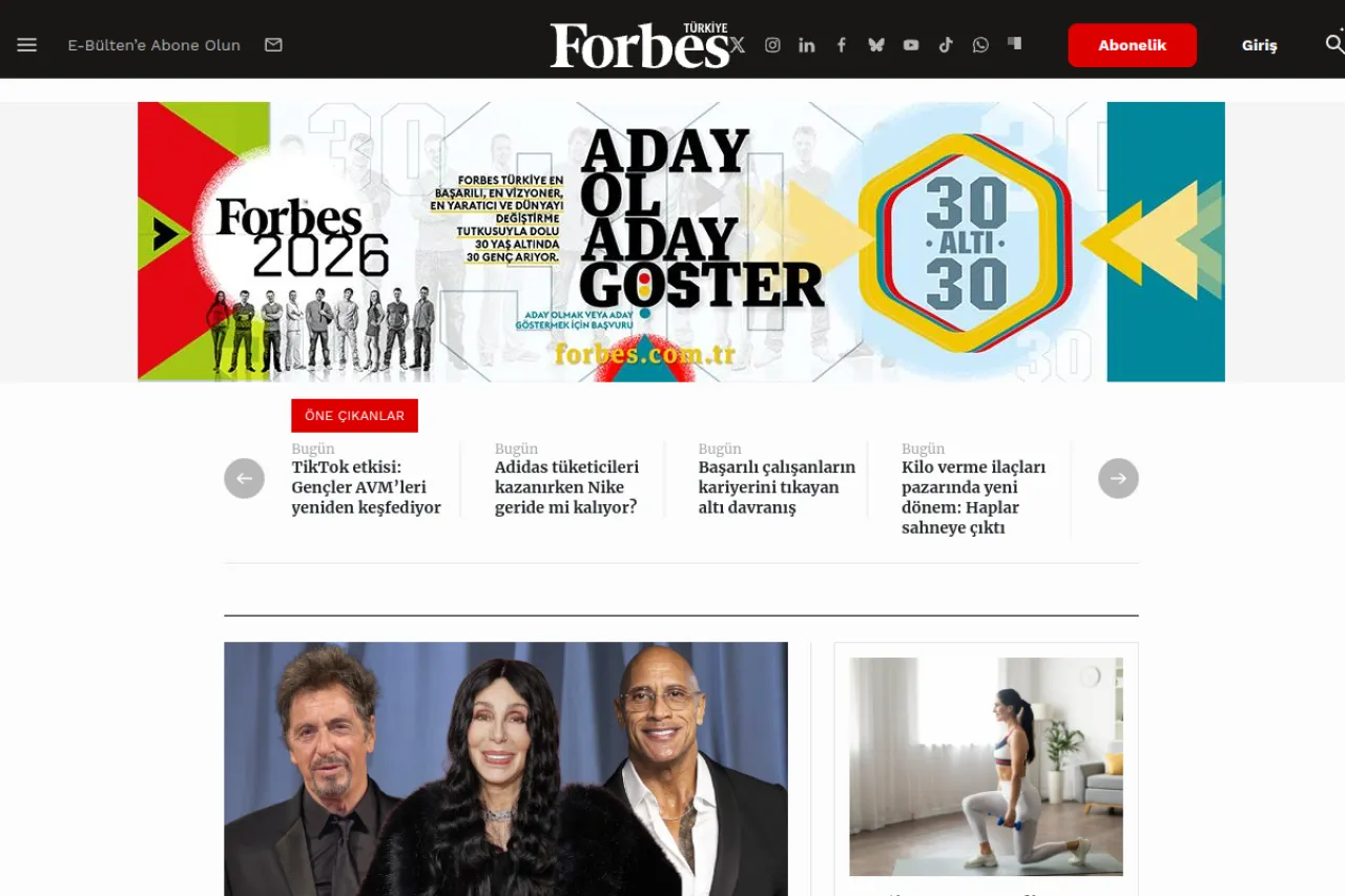 forbes.com.tr web sitesi ekran görüntüsü - Teknoloji - DA 48