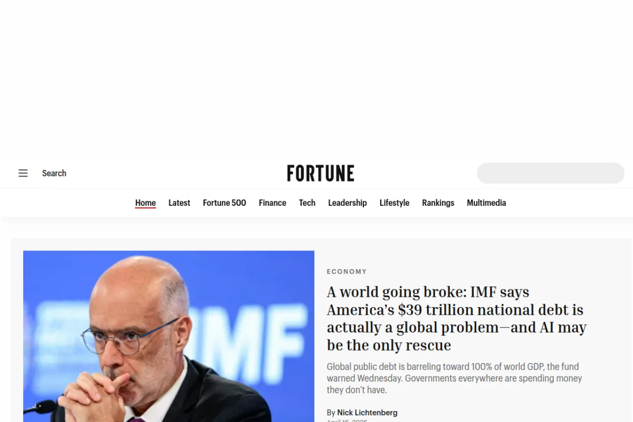 fortune.com web sitesi ekran görüntüsü - Teknoloji - DA 91