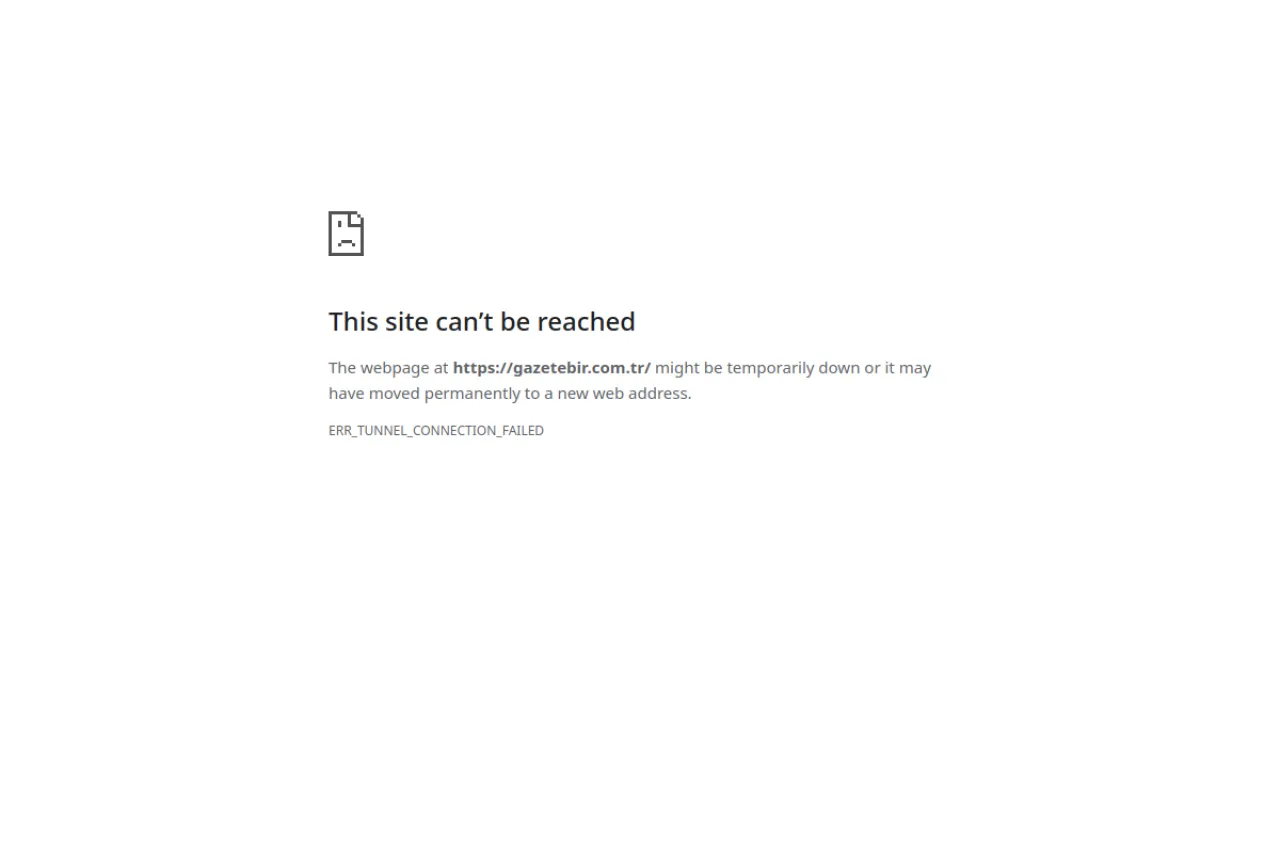 gazetebir.com.tr web sitesi ekran görüntüsü - Haber