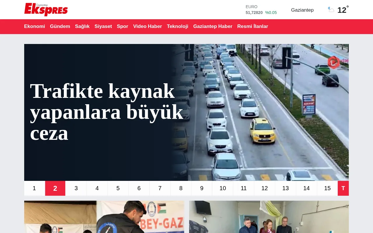 gazeteekspres.com web sitesi ekran görüntüsü - Haber - DA 28
