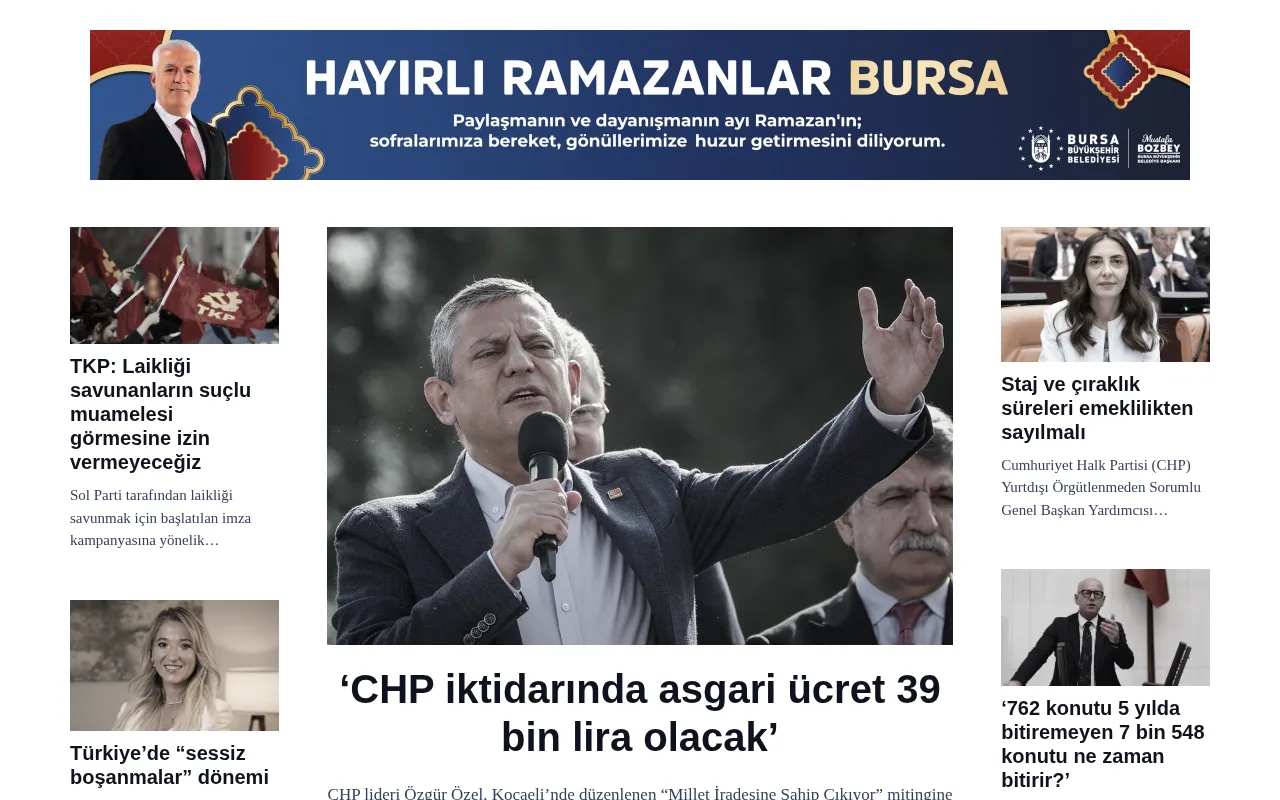 gazetejurnal.com.tr web sitesi ekran görüntüsü - Haber - DA 20