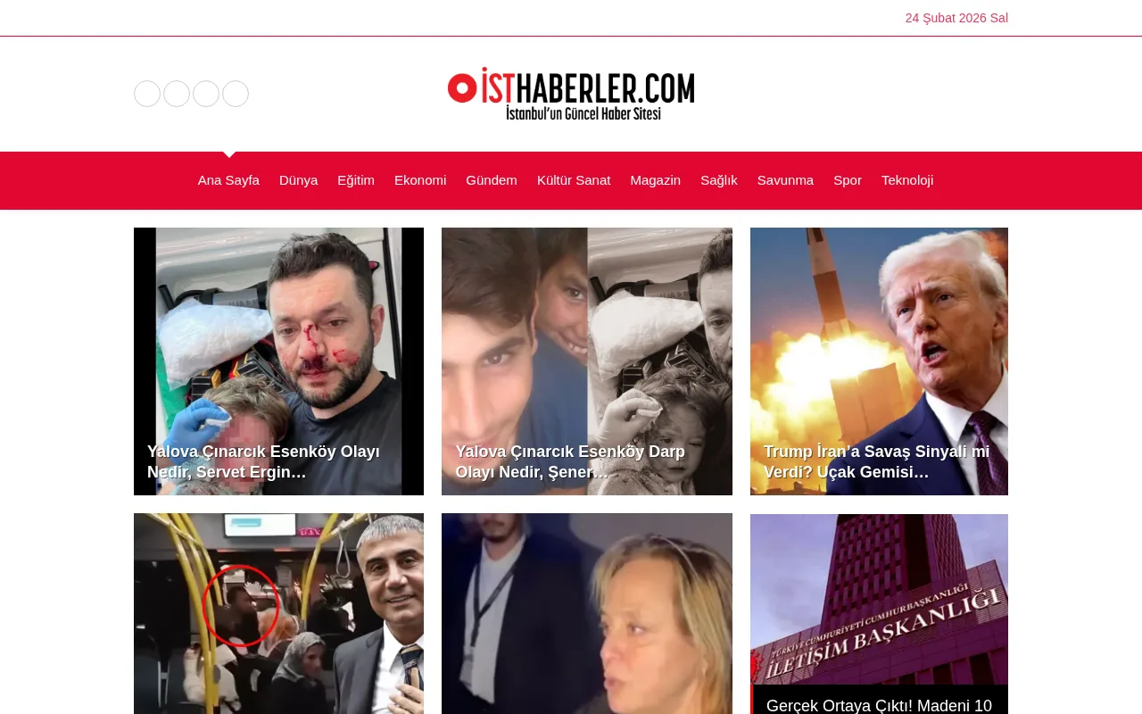 gazeteport.com.tr web sitesi ekran görüntüsü - Haber