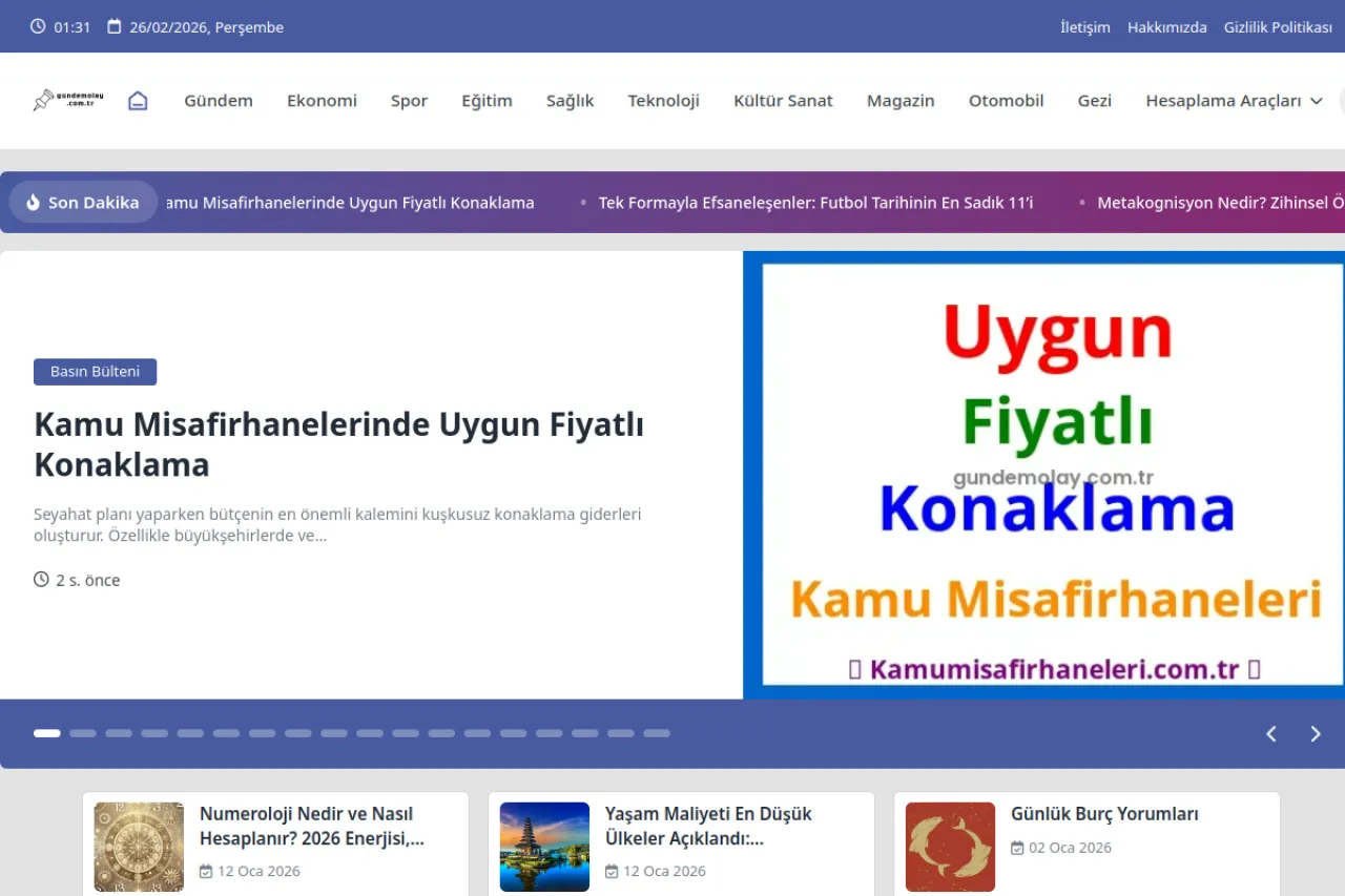 gundemolay.com.tr web sitesi ekran görüntüsü - DA 23