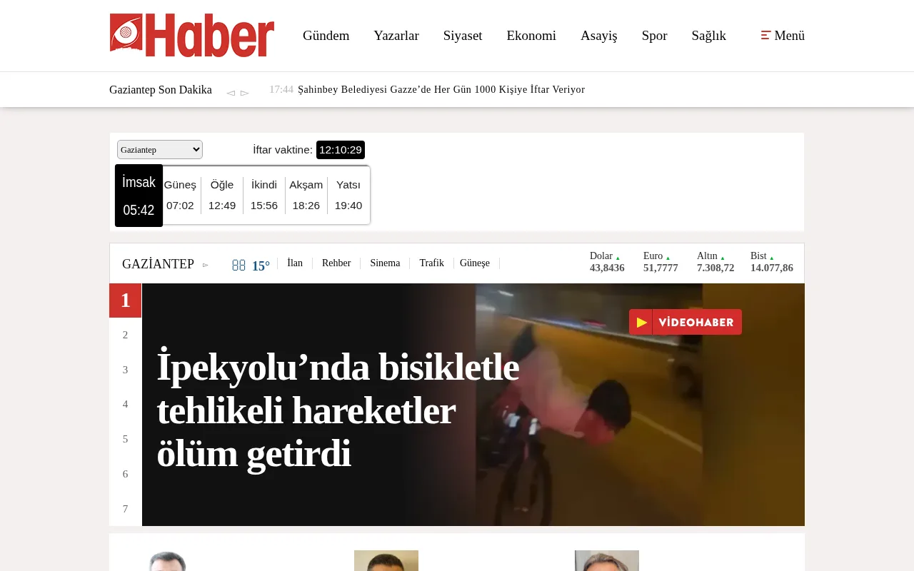 haber342.com web sitesi ekran görüntüsü - Haber