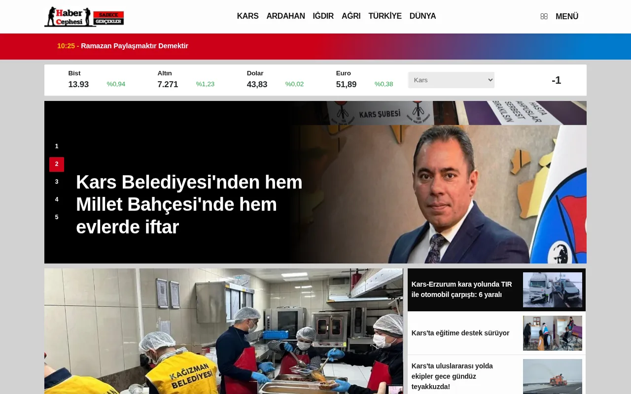 habercephesi.com web sitesi ekran görüntüsü - Haber