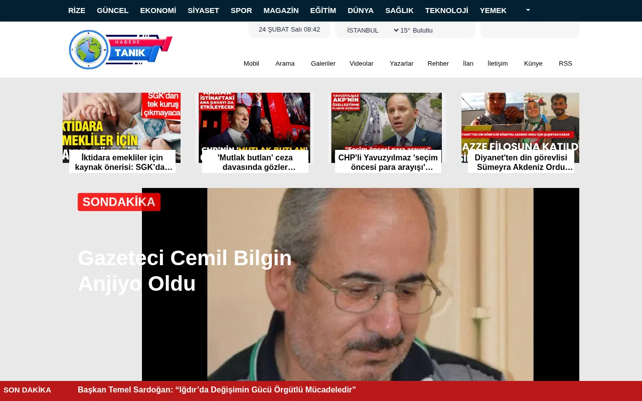 haberetanik.com web sitesi ekran görüntüsü - Haber