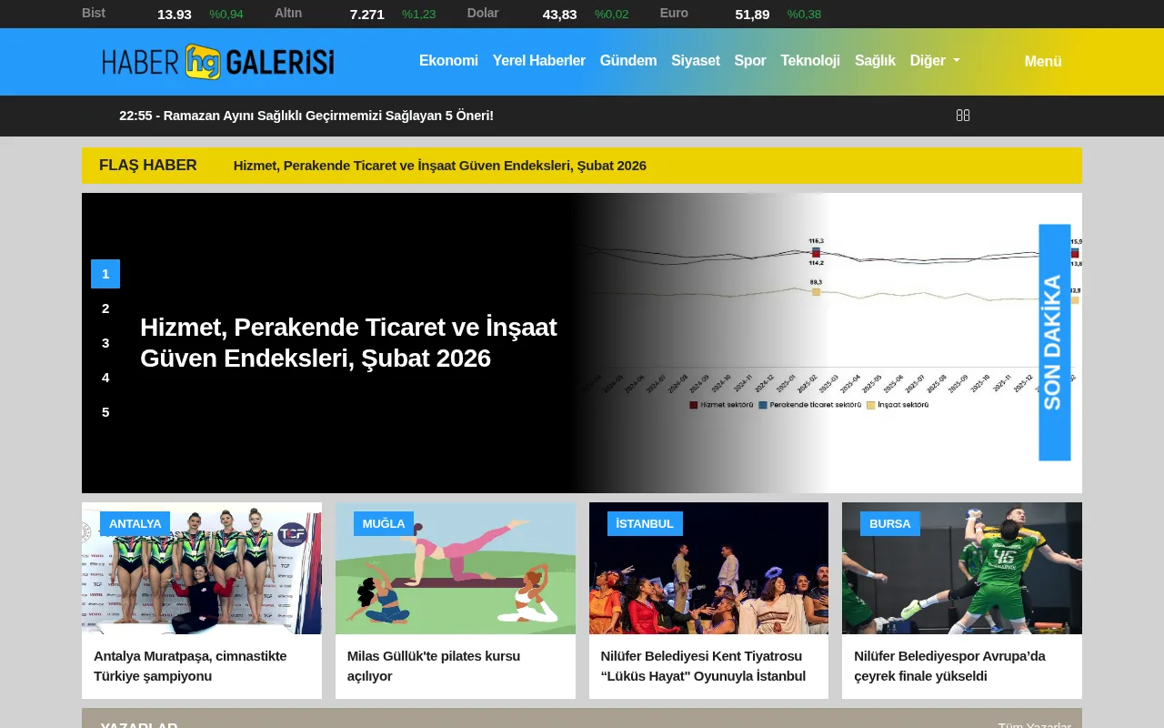 habergalerisi.com web sitesi ekran görüntüsü - Haber - DA 59