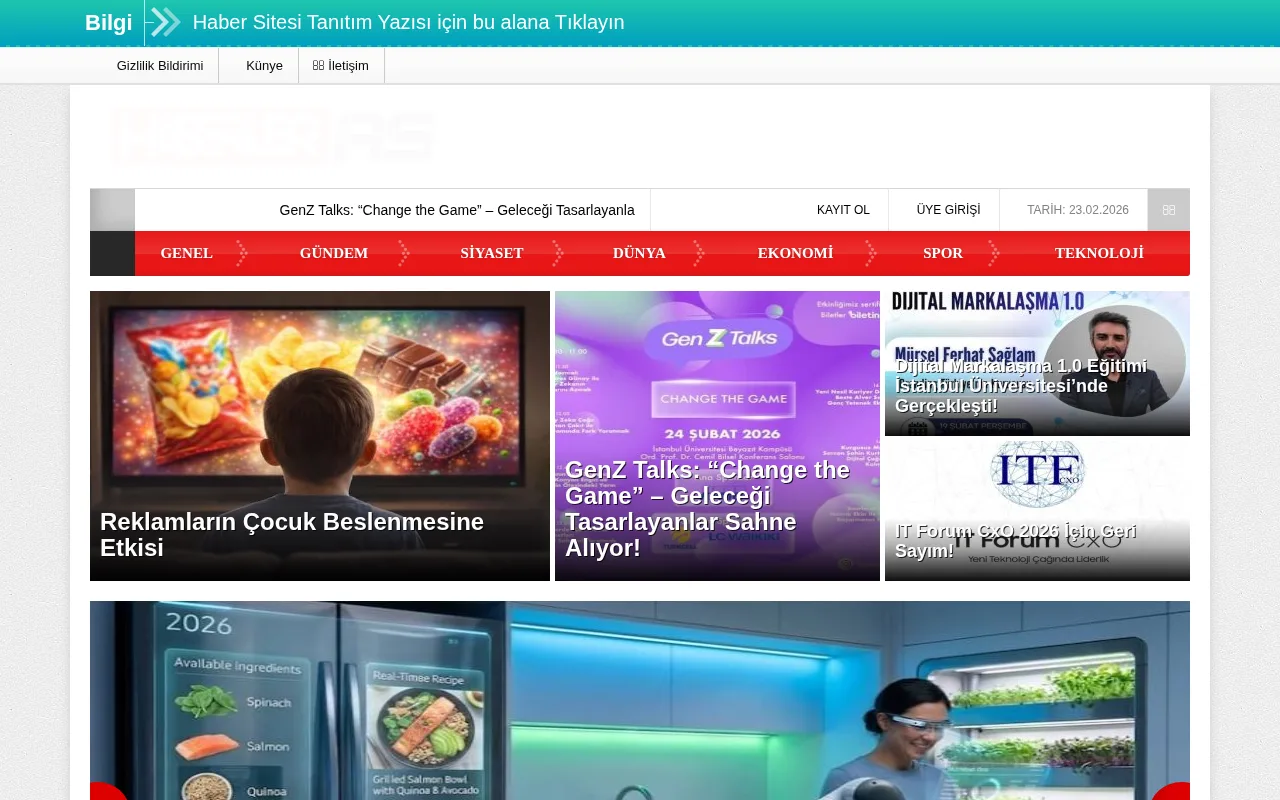 haberleras.com web sitesi ekran görüntüsü - Haber - DA 54
