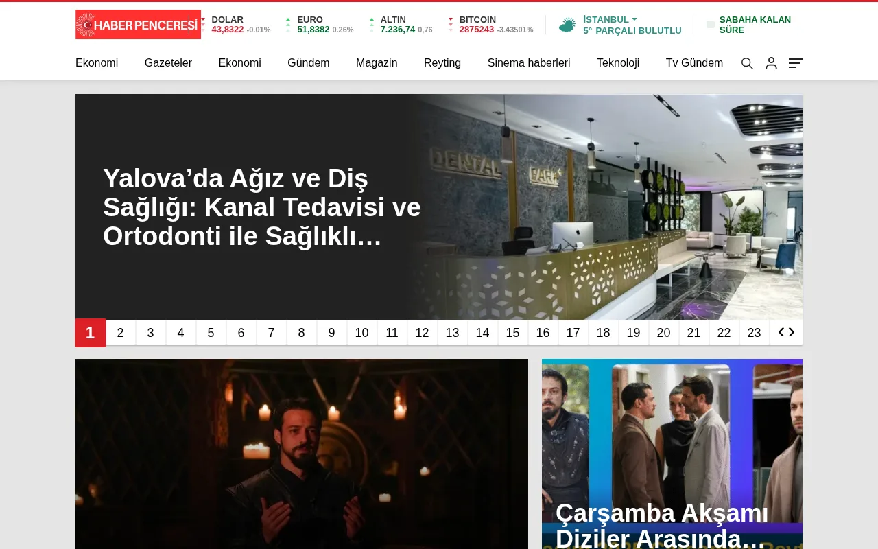 haberpenceresi.com web sitesi ekran görüntüsü - Haber - DA 31