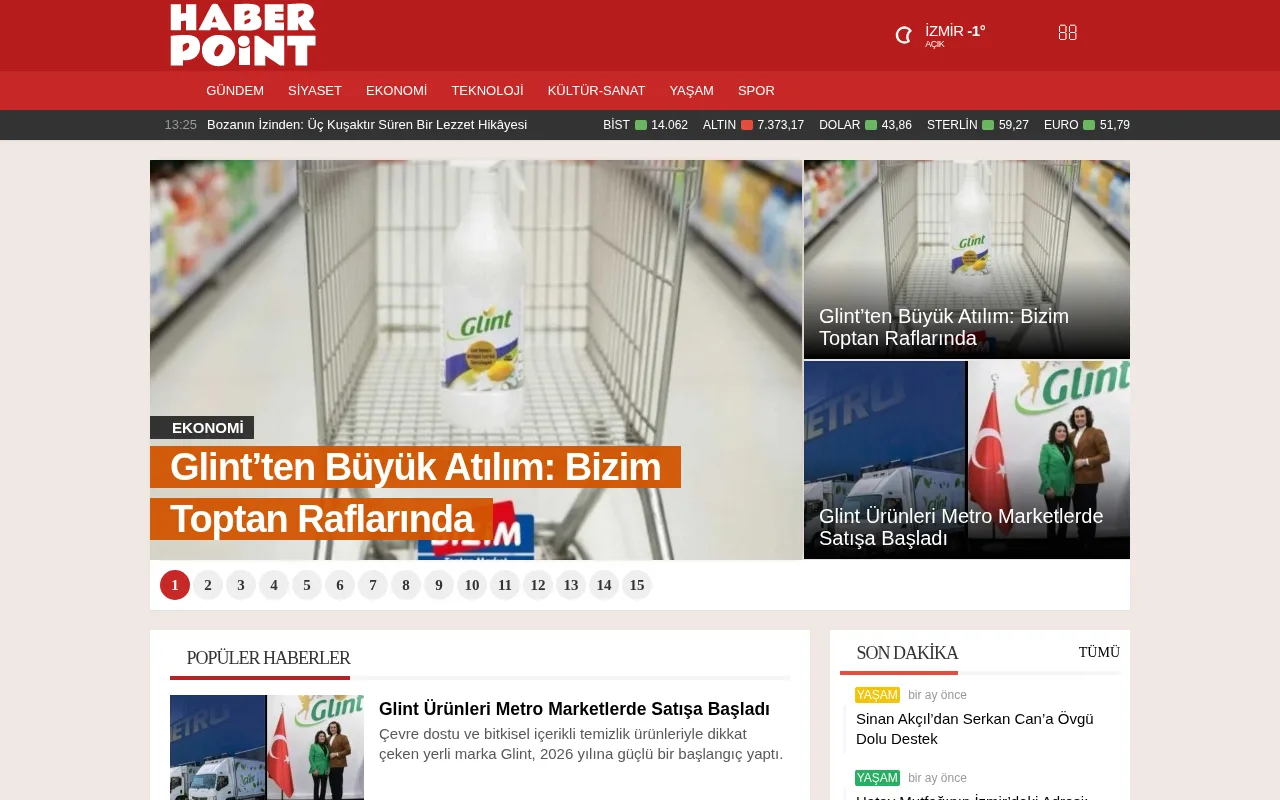 haberpoint.com web sitesi ekran görüntüsü - Haber - DA 27