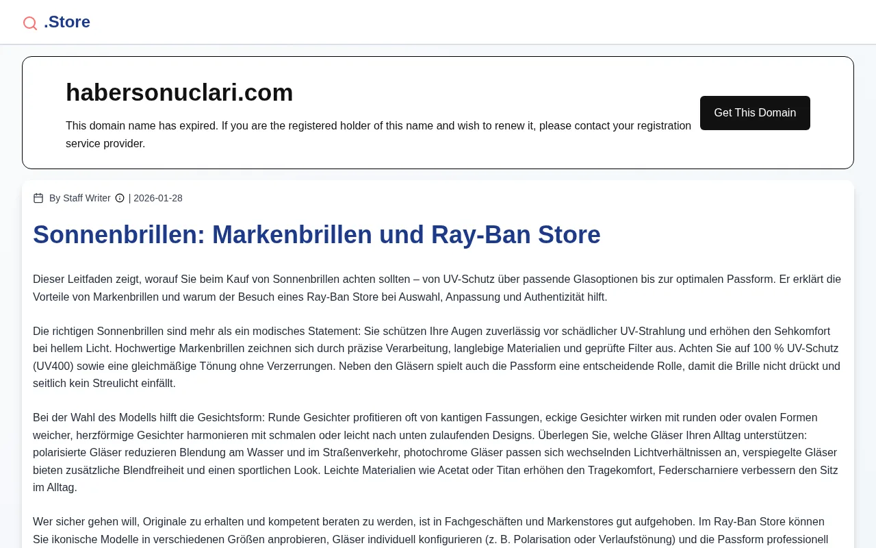 habersonuclari.com web sitesi ekran görüntüsü - Haber - DA 18