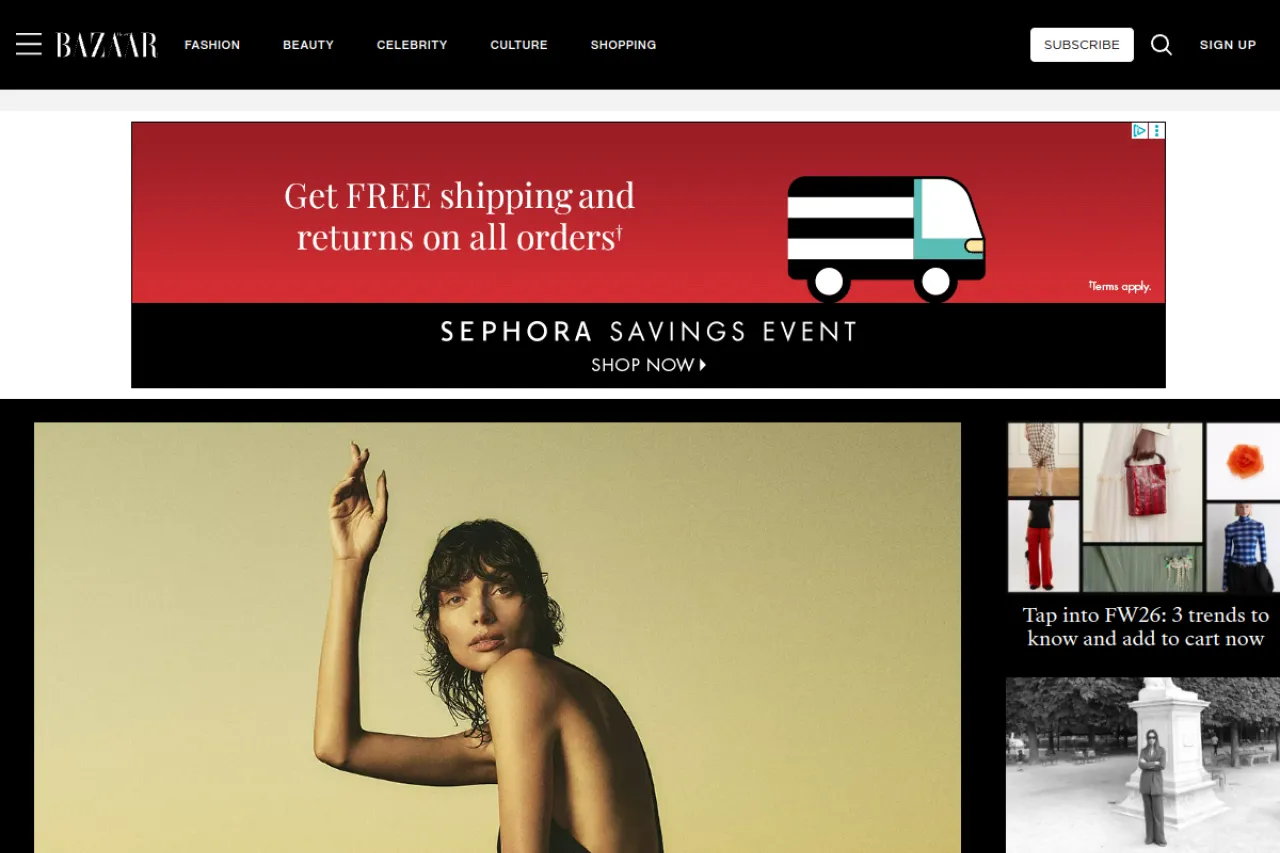 harpersbazaar.com.au web sitesi ekran görüntüsü - Teknoloji - DA 73