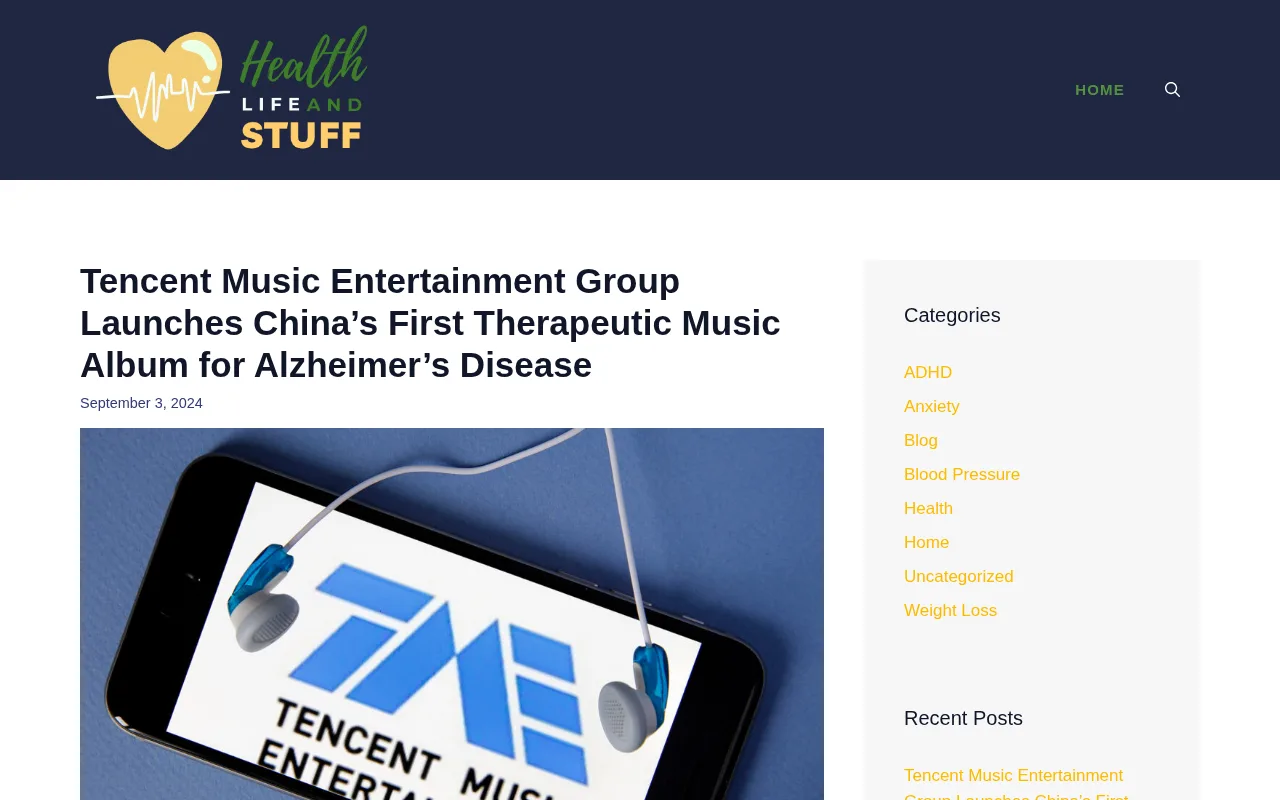 healthlifeandstuff.com web sitesi ekran görüntüsü - Sağlık