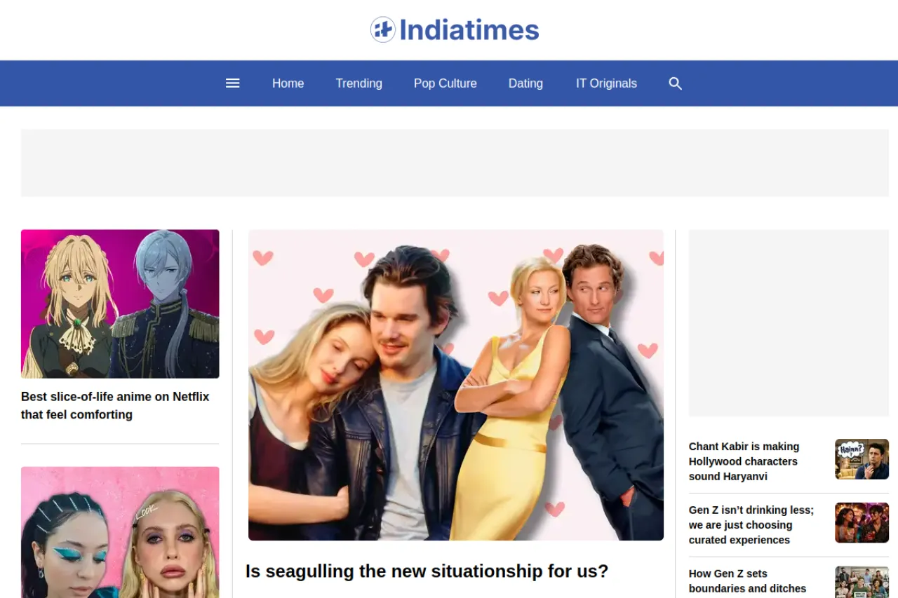 indiatimes.com web sitesi ekran görüntüsü - Teknoloji - DA 93