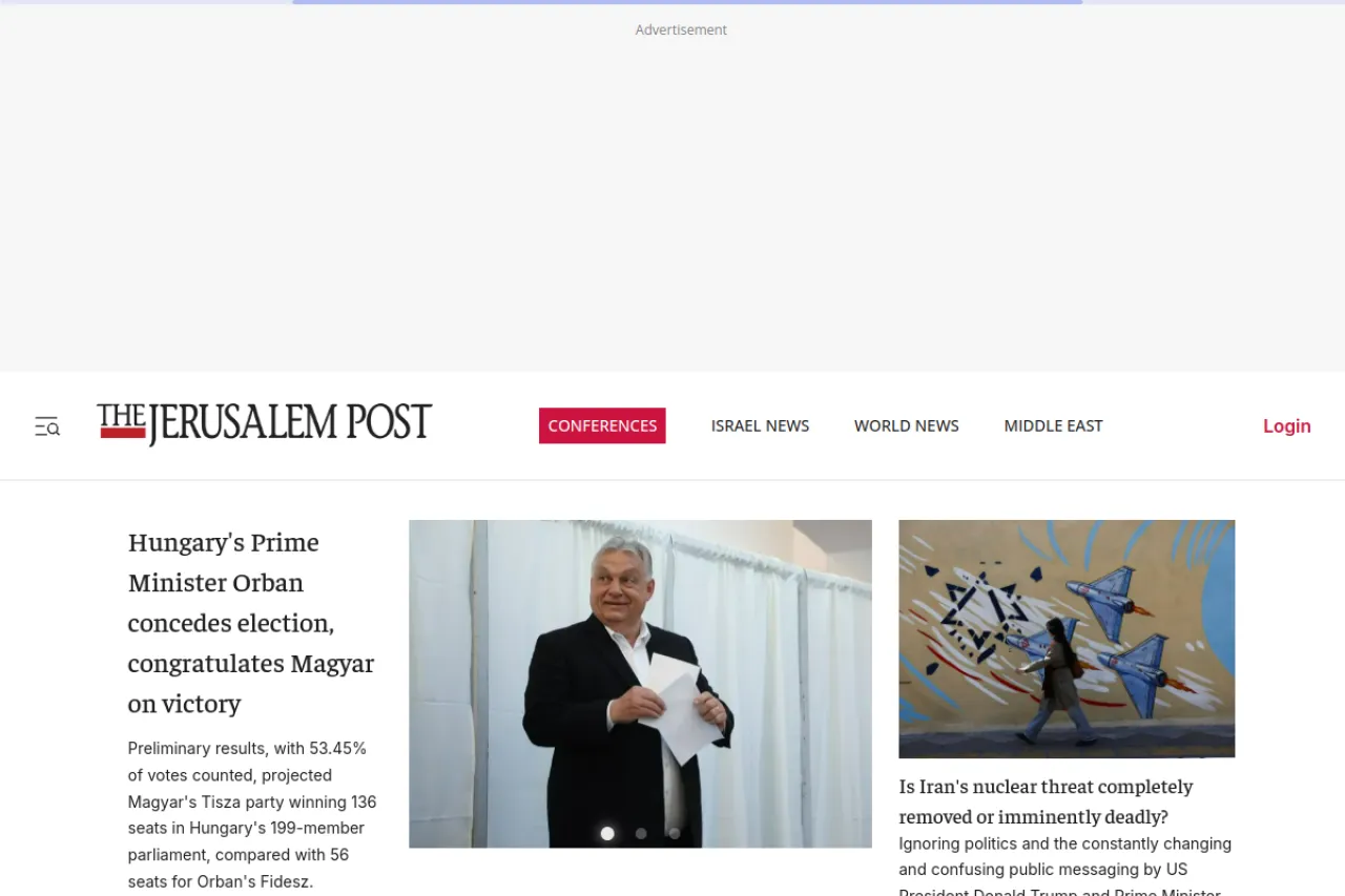 jpost.com web sitesi ekran görüntüsü - Teknoloji - DA 92