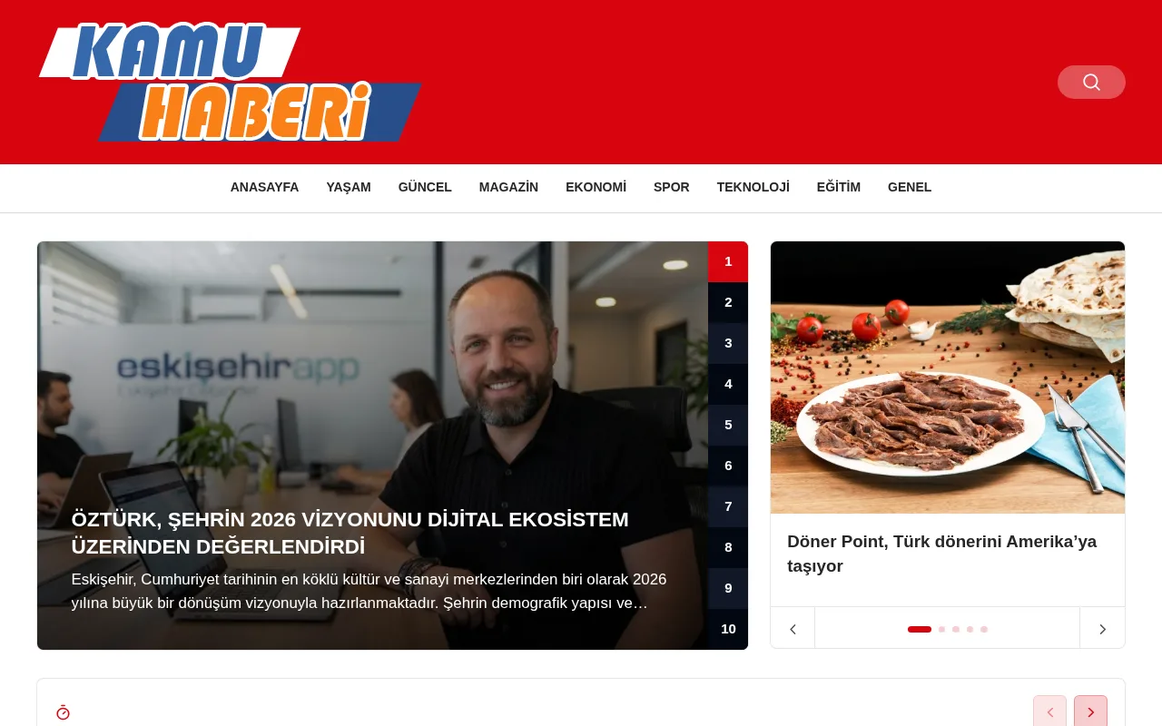 kamuhaberi.com.tr web sitesi ekran görüntüsü - Haber - DA 23