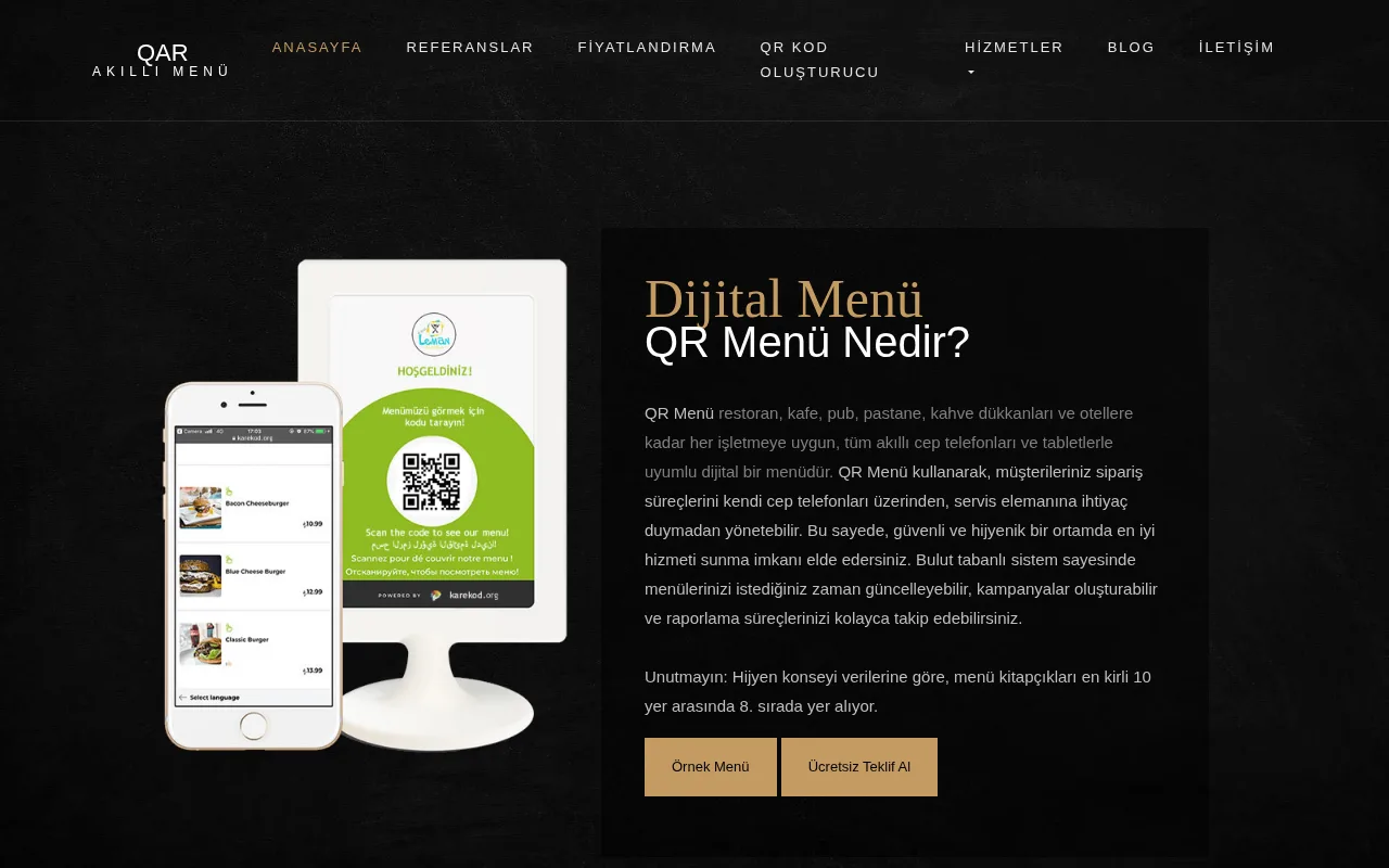 Karekod Blog web sitesi ekran görüntüsü - Haber - DA 21