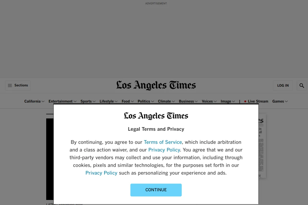 latimes.com web sitesi ekran görüntüsü - Teknoloji - DA 93