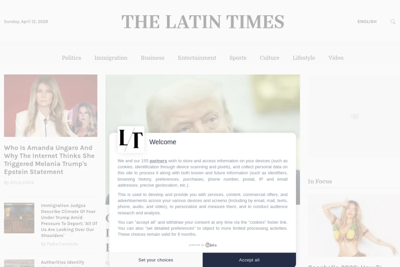 latintimes.com web sitesi ekran görüntüsü - Teknoloji - DA 81