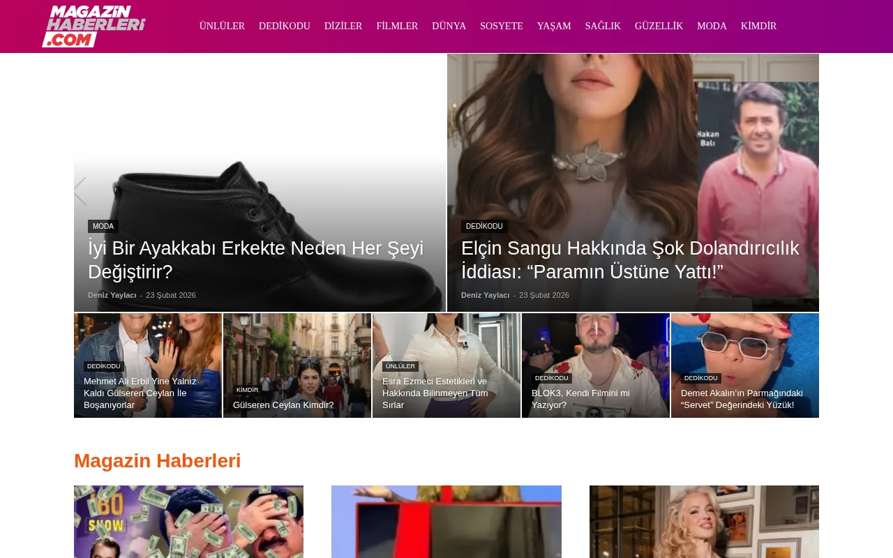 magazinhaberleri.com web sitesi ekran görüntüsü - Haber - DA 31