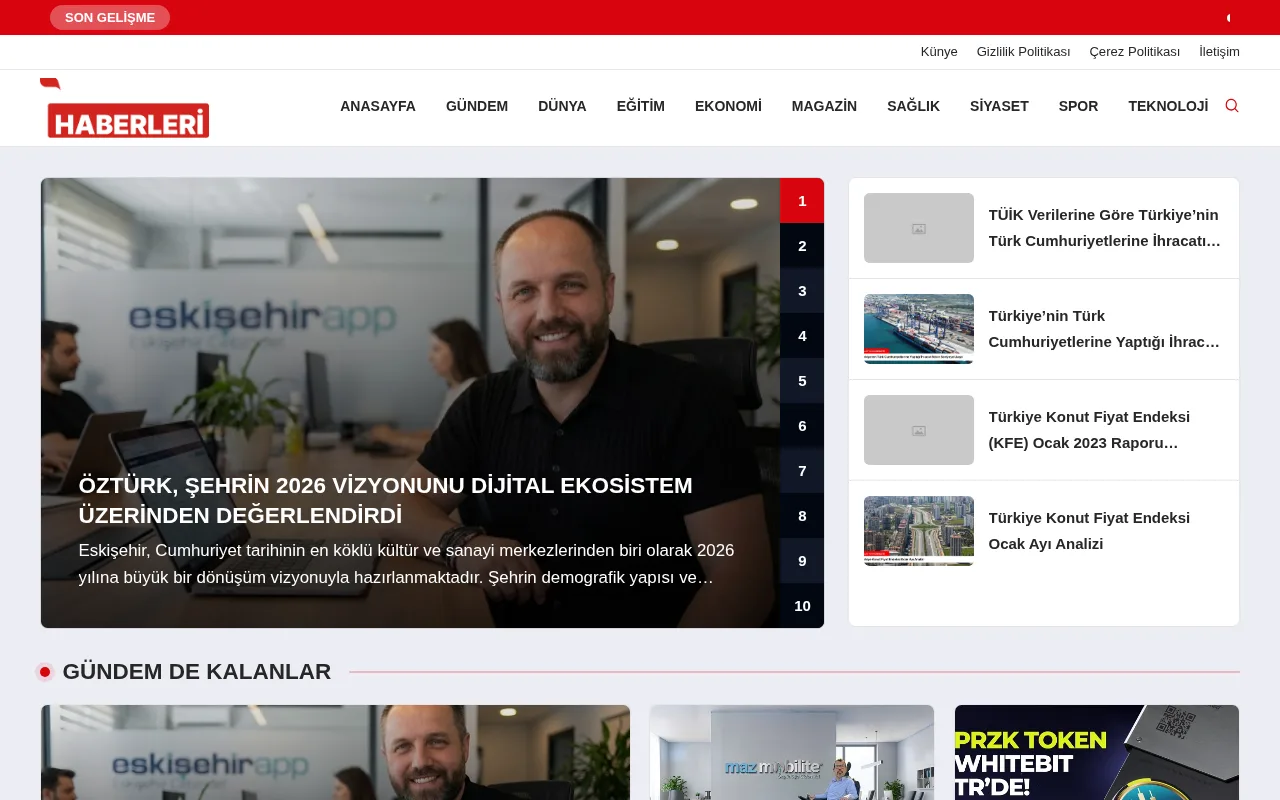 malatyahaberleri.net web sitesi ekran görüntüsü - Haber - DA 25