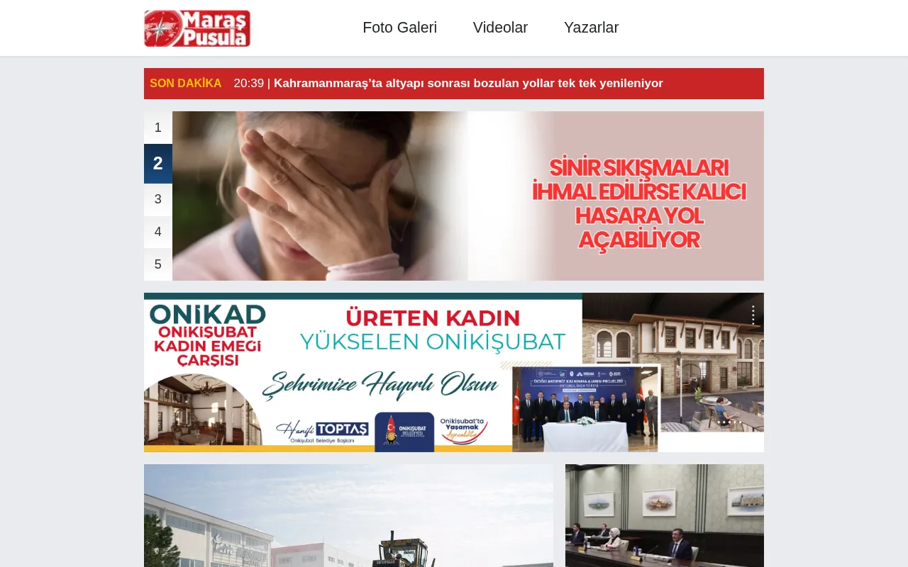maraspusula.com web sitesi ekran görüntüsü - DA 30