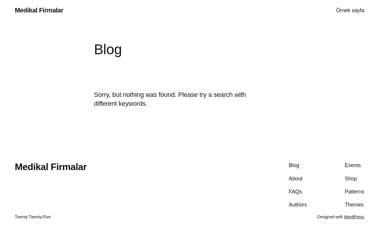 medikalfirmalar.com.tr web sitesi ekran görüntüsü - Sağlık