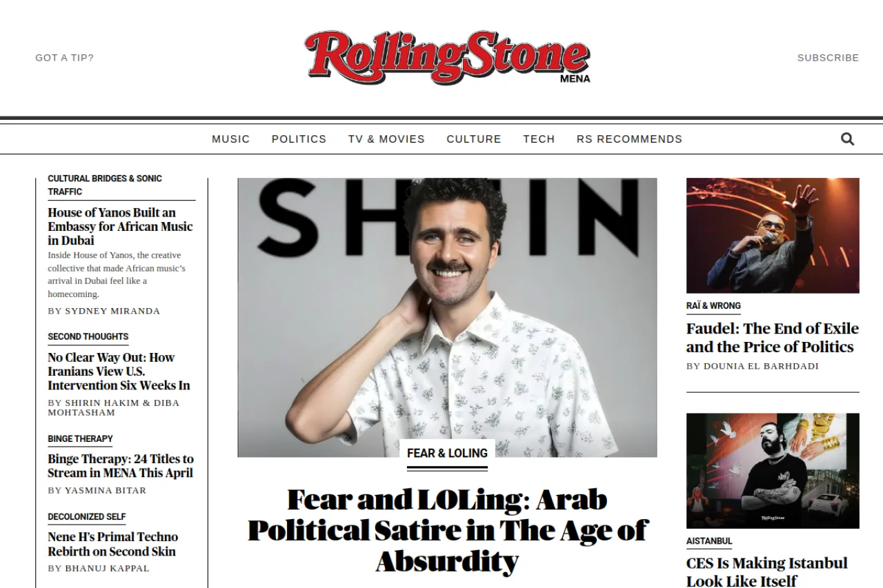 mena.rollingstone.com web sitesi ekran görüntüsü - Teknoloji - DA 90