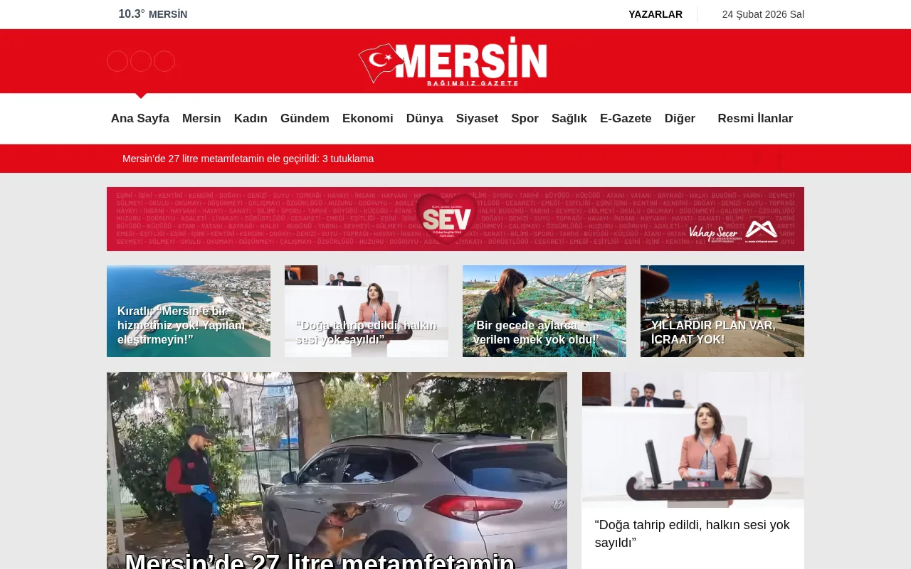 mersingazetesi.com web sitesi ekran görüntüsü - Haber