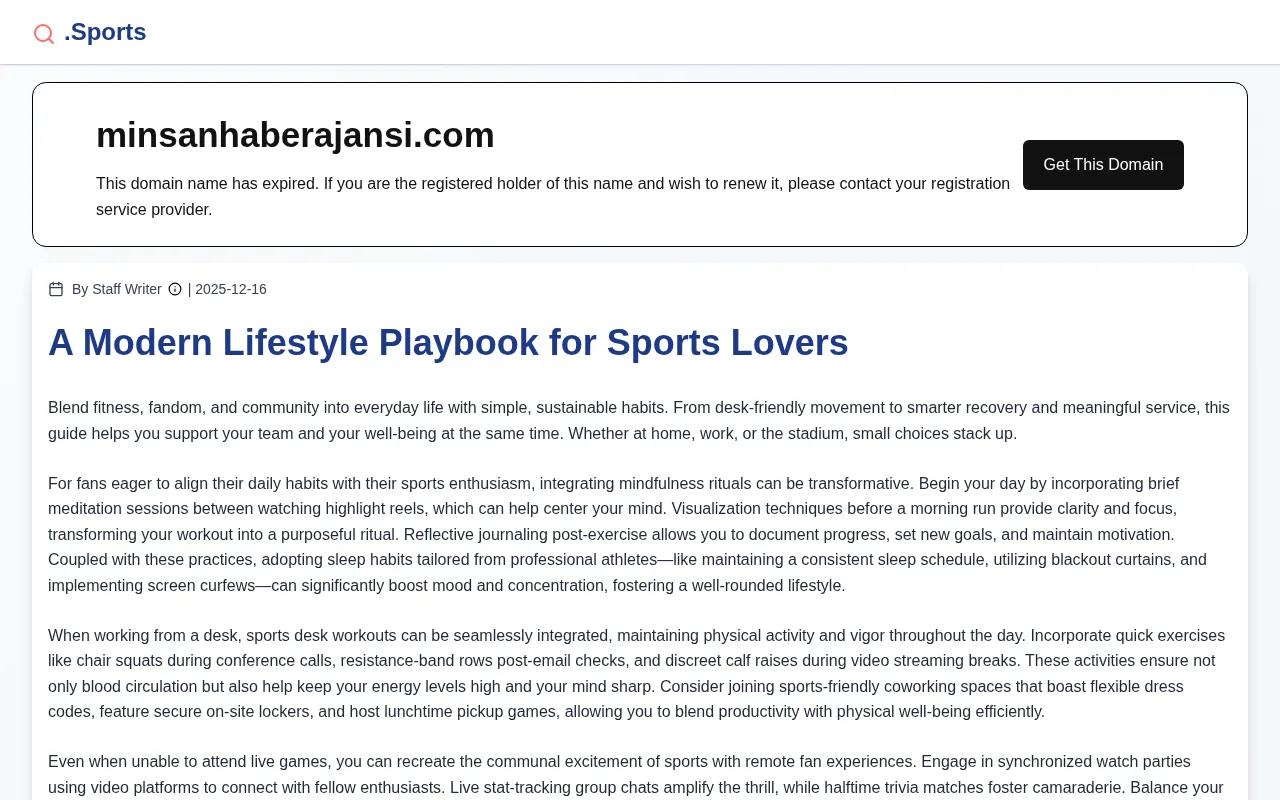 minsanhaberajansi.com web sitesi ekran görüntüsü - Haber - DA 32