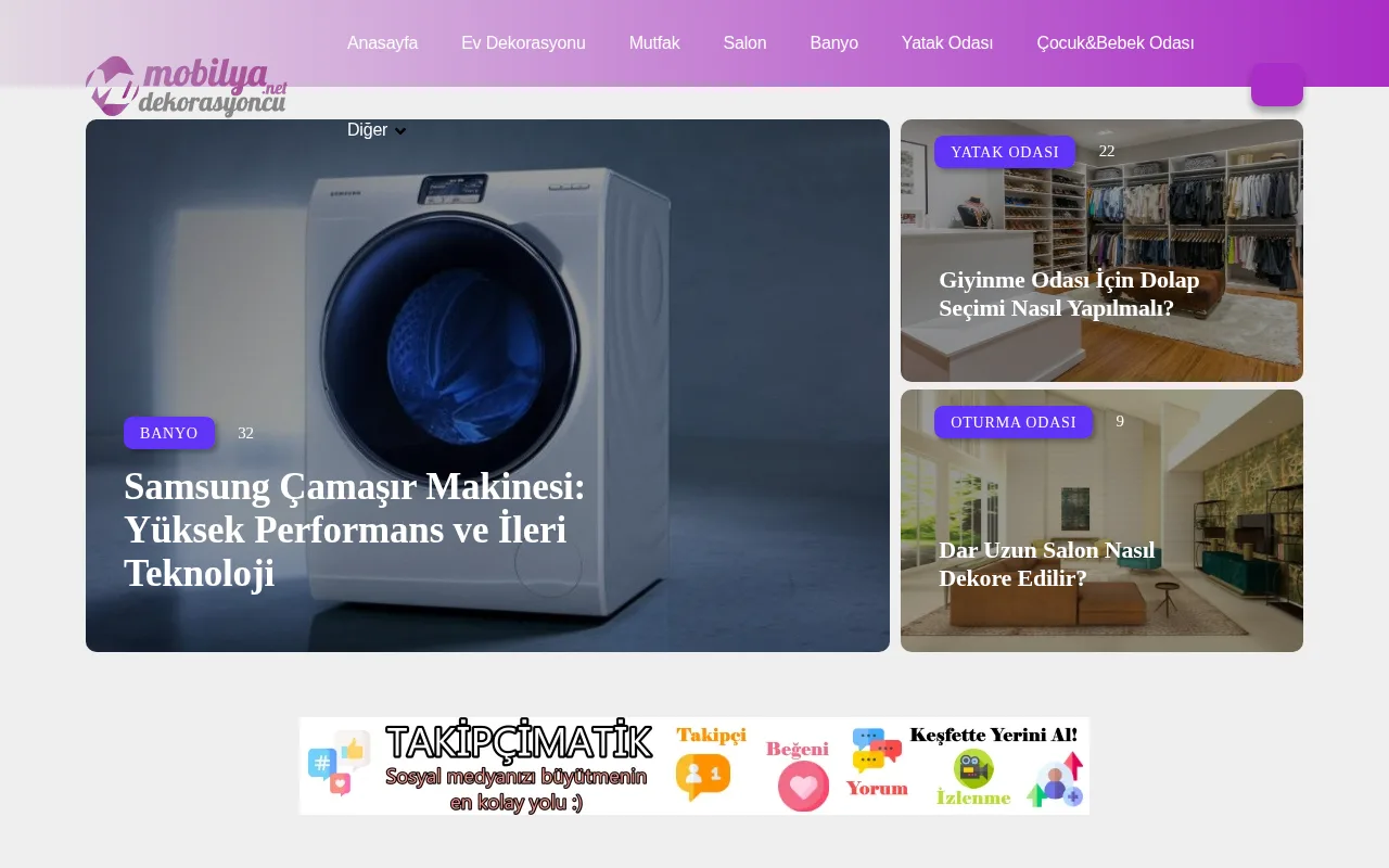mobilyadekorasyoncu.net web sitesi ekran görüntüsü
