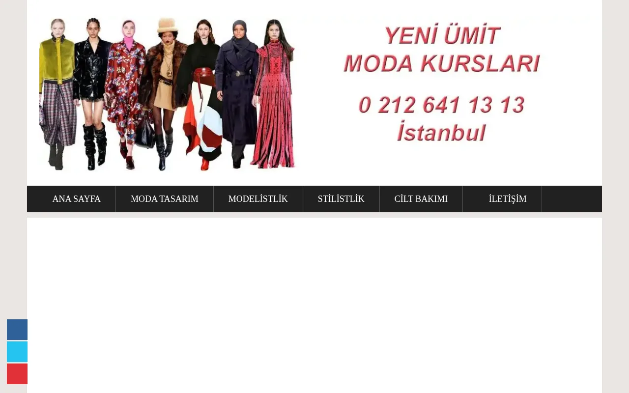 modatasarimkursu.org web sitesi ekran görüntüsü - Eğitim