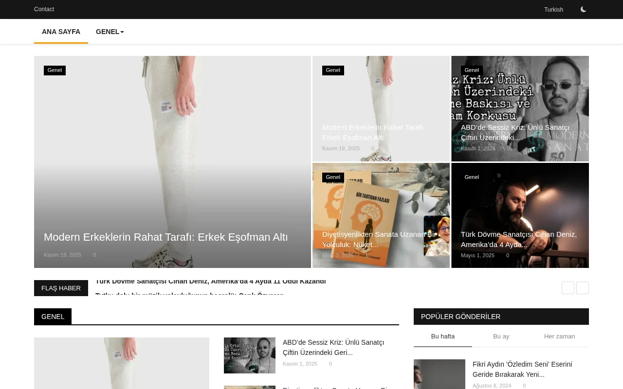 modernsanat.org web sitesi ekran görüntüsü