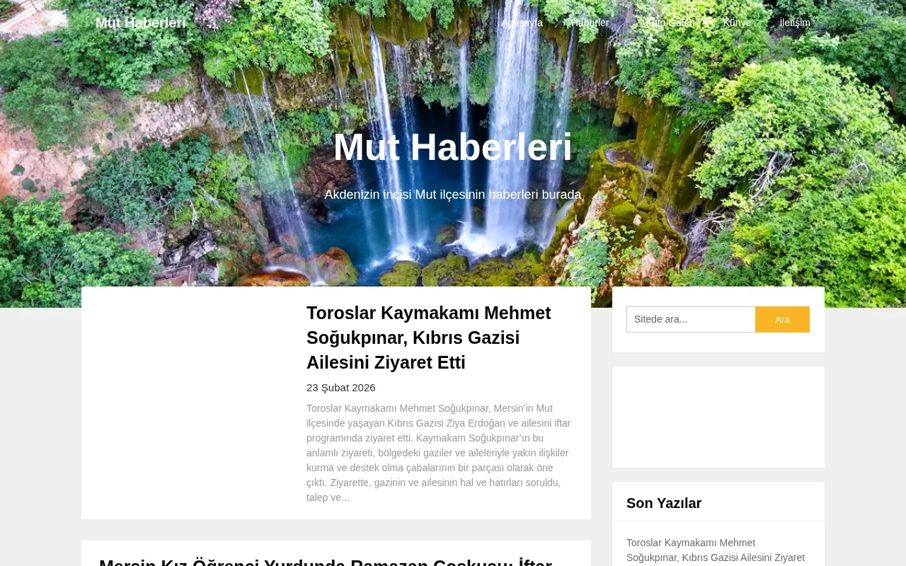 muthaber.com web sitesi ekran görüntüsü - Haber - DA 26