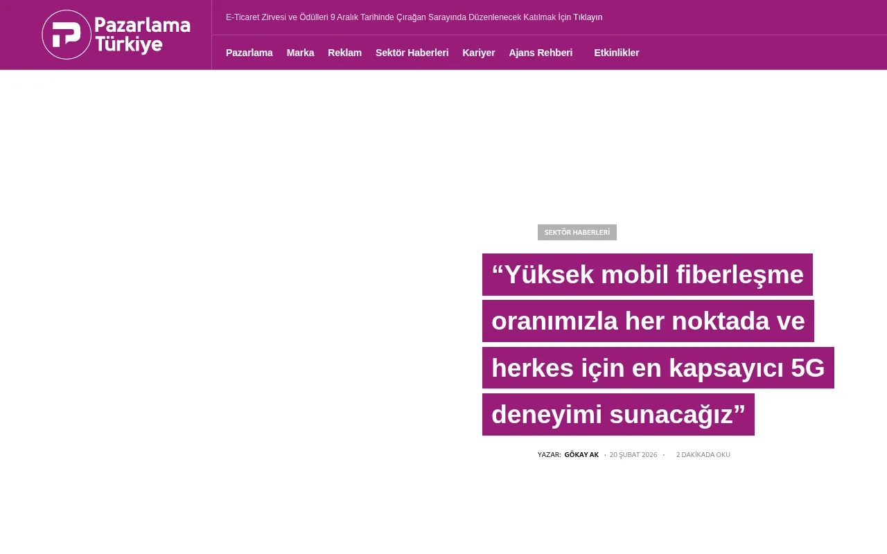 pazarlamaturkiye.com web sitesi ekran görüntüsü - DA 33